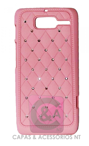 Capa Strass para Motorola Razr D3