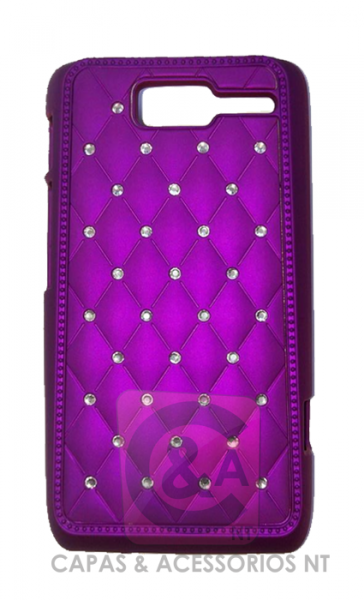 Capa Strass para Motorola Razr D1