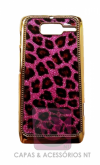 Capa Oncinha Glitter para Motorola Razr D3