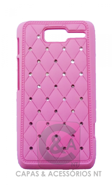 Capa Strass para Motorola Razr D1
