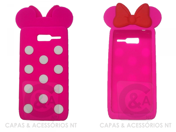 Capa Minnie Motorola Razr D3 Pink