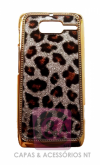 Capa Oncinha Glitter para Motorola Razr D3